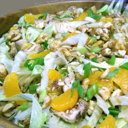 Cashew-Orange Chicken Salad